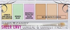  LOT 2 Hard Candy Sheer Envy Conceal  Correct Palette 941 Light Medium SEALED