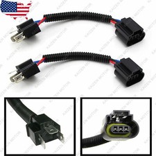 2x H4 9003 to H13 9008 Headlight Conversion Cable Wiring Harness Socket Adapter