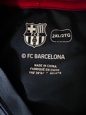 FC Barcelona Active Wear Soccer Shirt (2XL) Blue | eBay