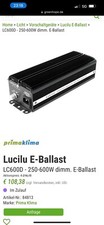 Vorschaltgerät Lucilu Bis 600Watt