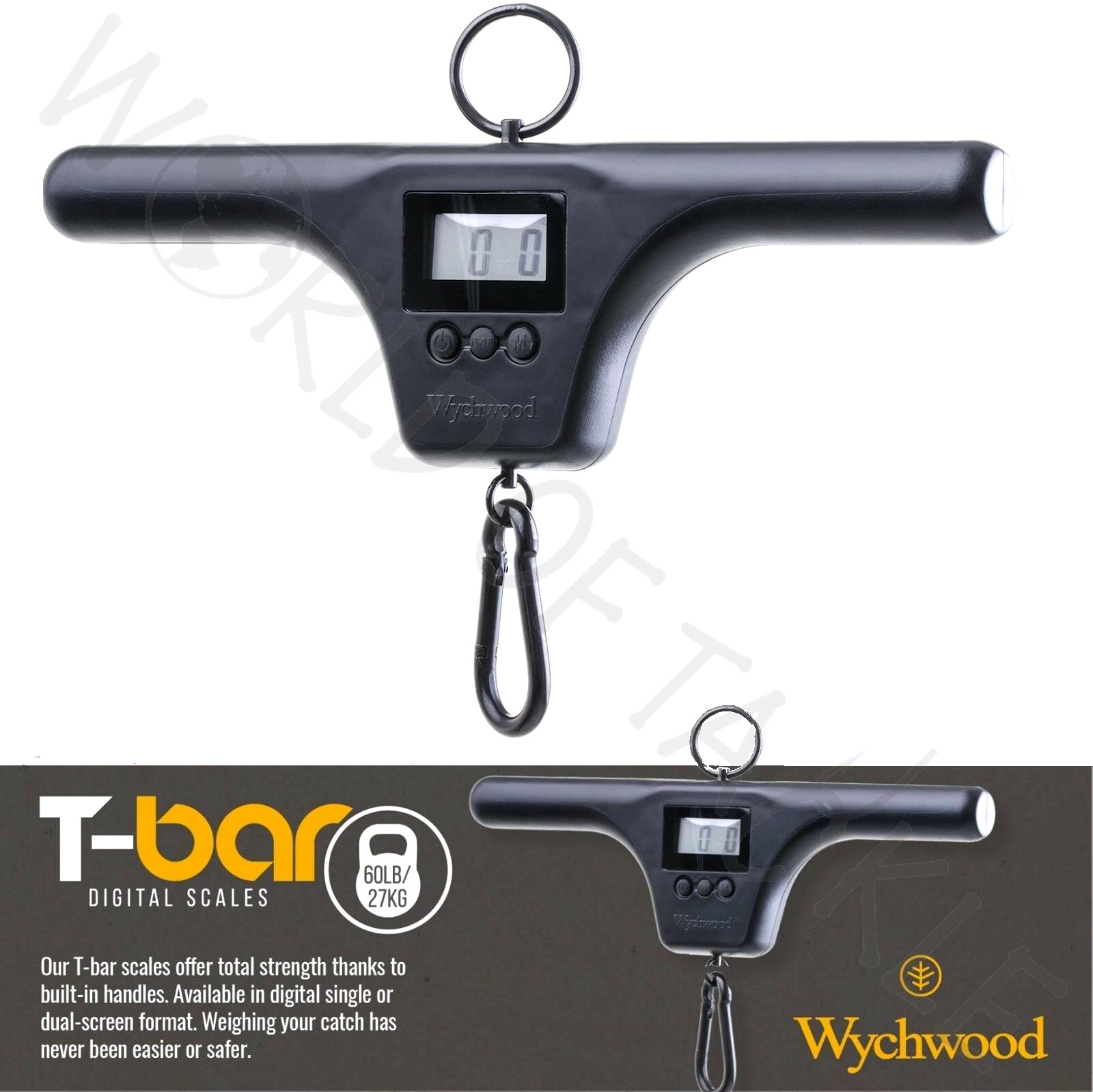 Wychwood Scales T Bar Weighing Carp Coarse Fishing Scales MK2 60lb NEW