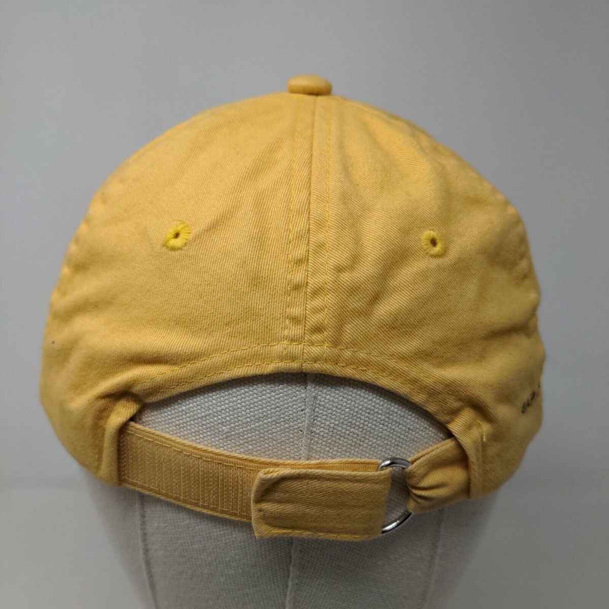 GAP Girl's Slideback Hat Yellow Size M Embroidered Hula Girl