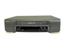 Sanyo VHS Video Tape Cassette VCR Player Recorder Serviced 1 YEAR WARRANTY