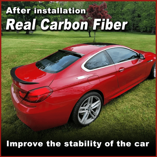 Passt für BMW F13 640i 650i M6 10UP Carbon Heckspoiler Heck Flügel Spoiler Lippe - Picture 2 of 12