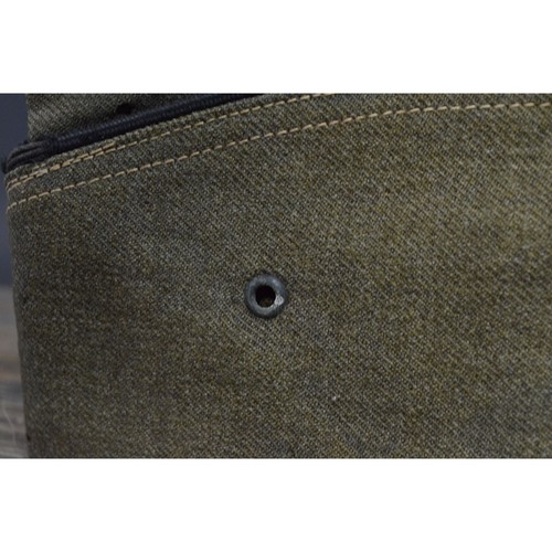 World Ward Era Wool Garrison Cap Olive Green Moth Ridden Pettibone Bros Vintage - Picture 4 of 9