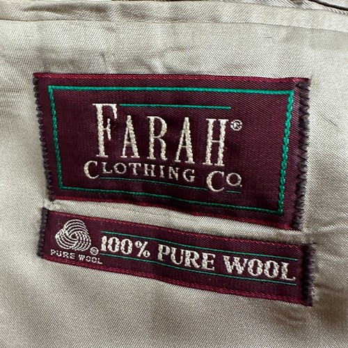 Vintage Farah Clothing Co. Mens Blazer Elbow Patches & Button Closure Wool 42R - Picture 6 of 7