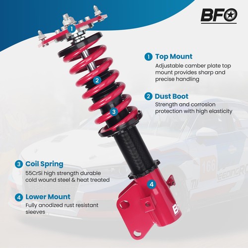 New Coilover Shock for Subaru Impreza GDA GDB 2002-2007 Absorber - Picture 4 of 12