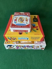 Kids Board Games, Lot of 3 (Googly Eyes, Gobblet Gobblers & Big Deck Cards)