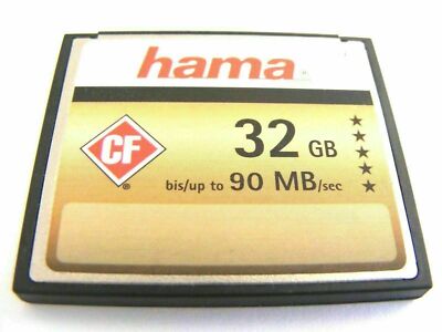  32GB Compact Flash Card   90 MB/s ( 32 GB CF Speicherkarte ) HAMA gebraucht