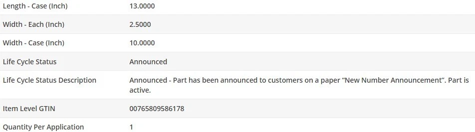 OEM Type Oil Filter WIX for FORD F-450 SUPER DUTY 1999-2003 V8-7.3L - Image 4 of 4