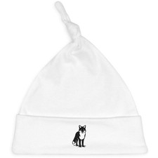Image of 'Fox Standing In Snow' Baby Beanie Hat (BH00037380)