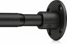 Heavy Duty Shower Rod - Industrial Shower Curtain Rod Wall Mounted for Bathroom