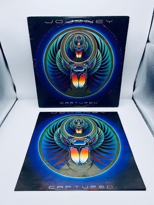 JOURNEY Capture 2xLP KC2 37016 1st Pitt Press 1A/2A/2G/2A RL w/Poster Vinyl VG+