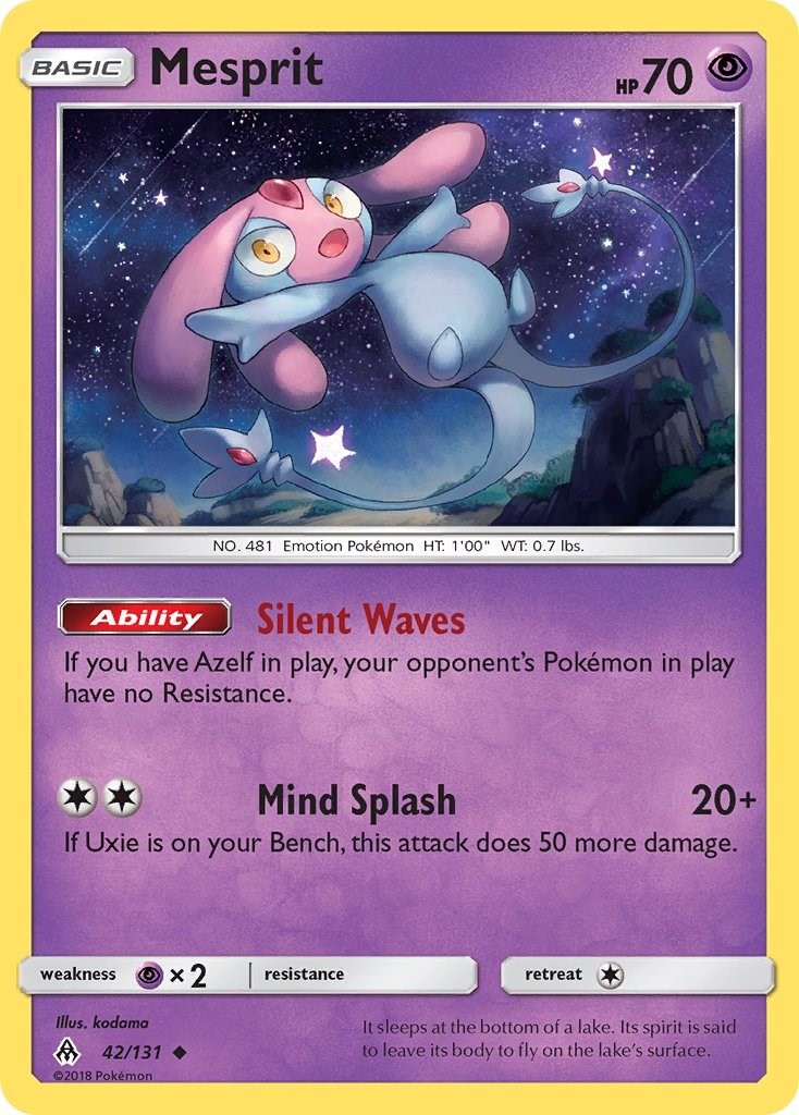 LP Mesprit [SM - Forbidden Light 42/131] Uncommon Pokemon TCG