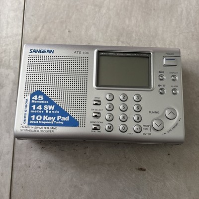 Sangean ATS 404 Weltempfänger Synthesized Receiver FM/MW/SW Radio - geprüft