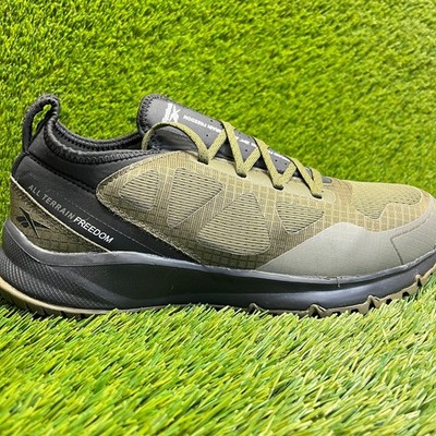 Reebok All Terrain Mens Size 10E Green Composite Steel Toe Safety Work Shoes