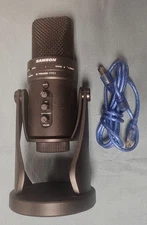Samson G-Track Pro USB Microphone Mic Podcast Tested With Cable
