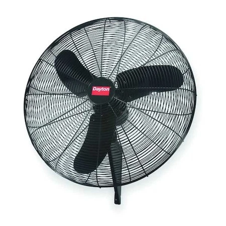 Dayton 2Rdz9 Light Duty Quiet Design Industrial Fan, Wall Mount, 30 In Blade