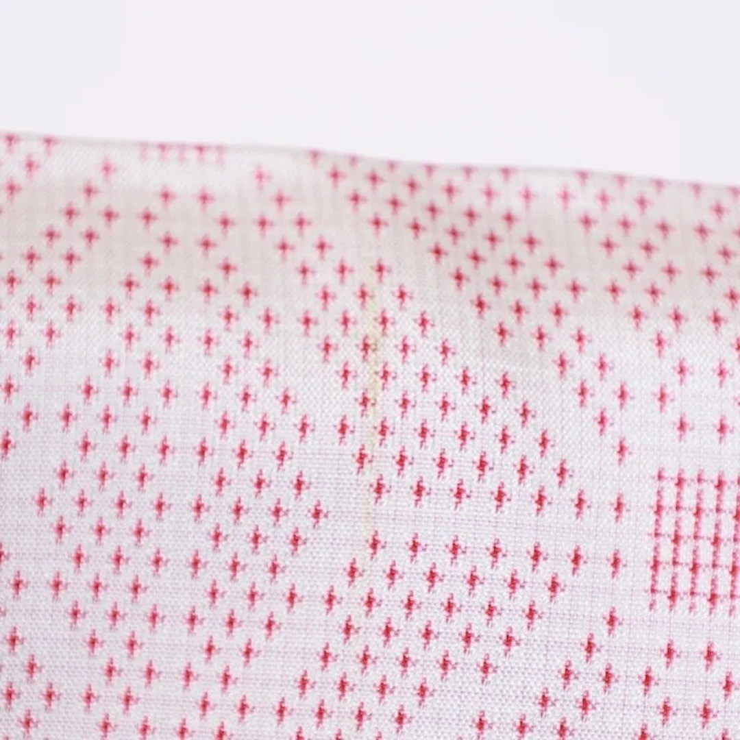 Off-White Hemp Leaf Pattern Silk Wool Kimono Size… - image 6