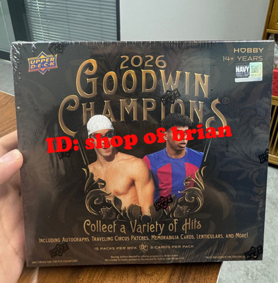 2026 Upper Deck GOODWIN CHAMPIONS Sealed Hobby Box - Michael Jordan Redemption