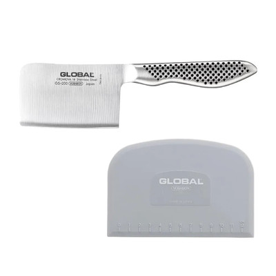 NEW GS-200/SP GLOBAL Mini Chopper with Scraper All Stainless Steel Made in Japan