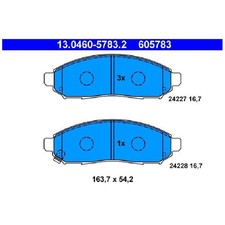 Satz Bremsbeläge Bremsklötze vorne für Nissan Evalia Leaf ZE0 Navara id80166