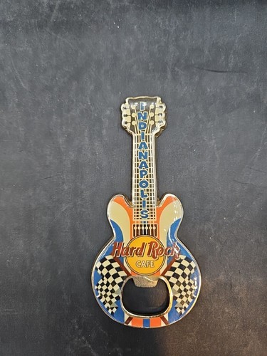 Hard Rock Cafe magnet Indianapolis  1st City Scene Guitar Bottle Opener series