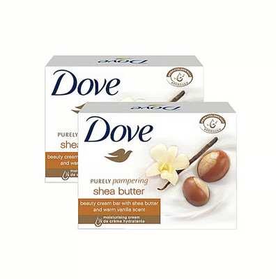 Dove Bar Soap Shea Butter & Vanilla, Pampering 135GM 6PK ''FREE SHIPPING!!''