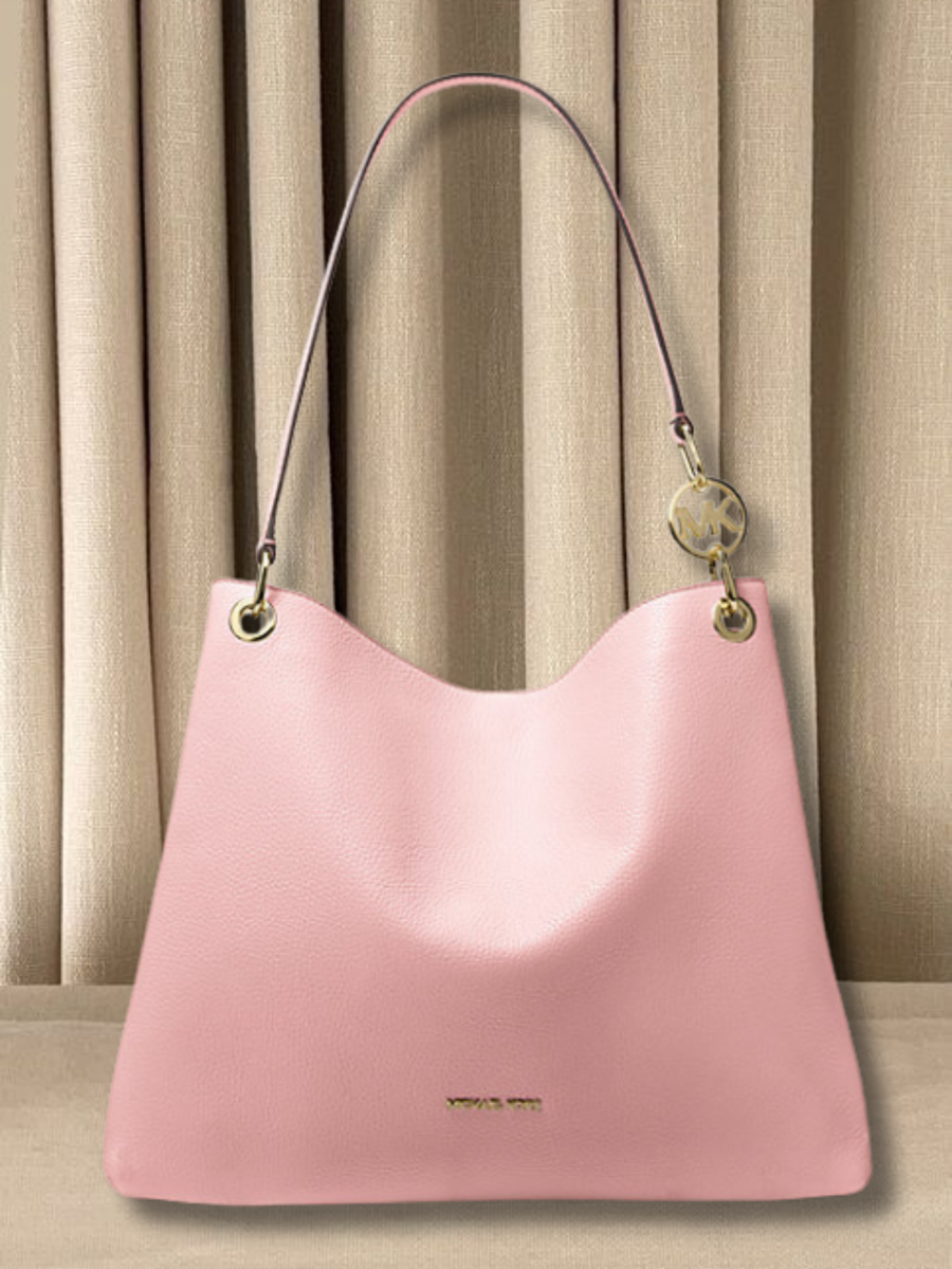 新品未使用品MICHAEL KORS ピンク ハンドバッグ/月末セール Michael Kors Christina Large Bag Handbag Leather Shoulder Tote Bag