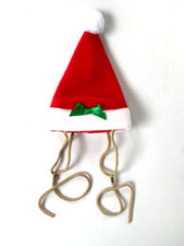 Christmas, Holiday Dog Santa Hat, Medium, Made in USA by Flytes of Fancy