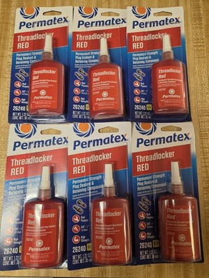 Permatex 27240 High-Temperature Threadlocker RED 1.22 fl oz. (36 mL)