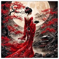 Diamond Art Kits for Adults, 5D DIY Diamond Painting Kits for Beginners, Full Dr