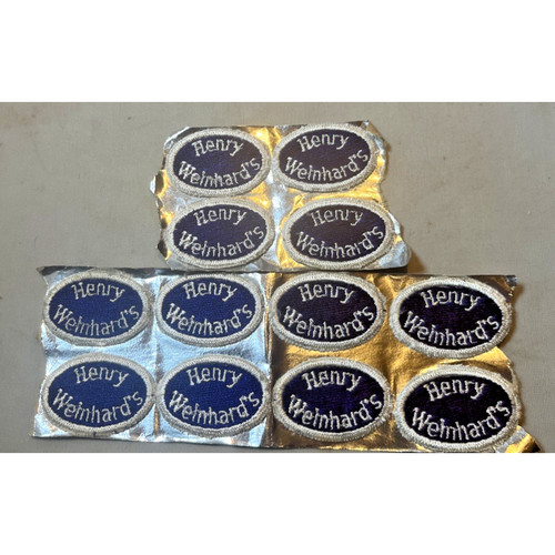 Henry Weinhards Small Patches Vintage Embroidery