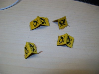 4 stück original Logo Abzeichen deutsche post Aufnäher #133