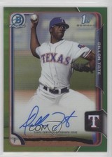 Dillon Tate Bowman 2015 Green Refractor /99 Auto