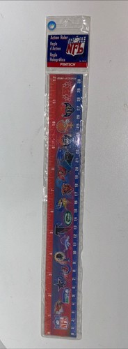 Vintage NFL Lenticular Action Ruler Official Pentech 1998 AFC NFC New - Picture 2 of 5