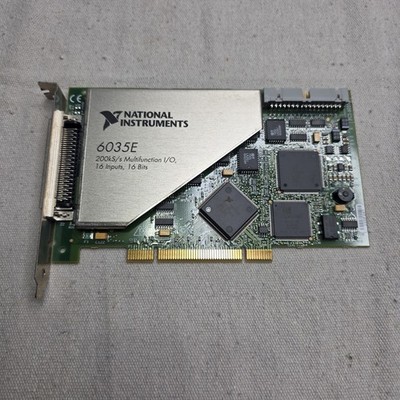 National Instruments PCI-6035E Multifunction I/O DAQ Card, PCI Slot, 36x I/O