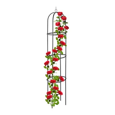 Rankhilfe Rankobelisk Klettersäule Rankturm Rosenstütze wetterfest 1,2 kg
