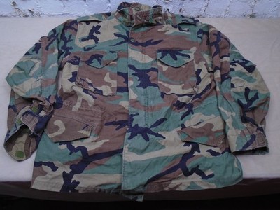 Alpha Industries green camouflage M65 army military field jacket Regular Large
