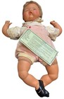 Ideal 1961 Thumbelina Ott-19 Works, Instruction & Guarantee Papers- Pink Vintage