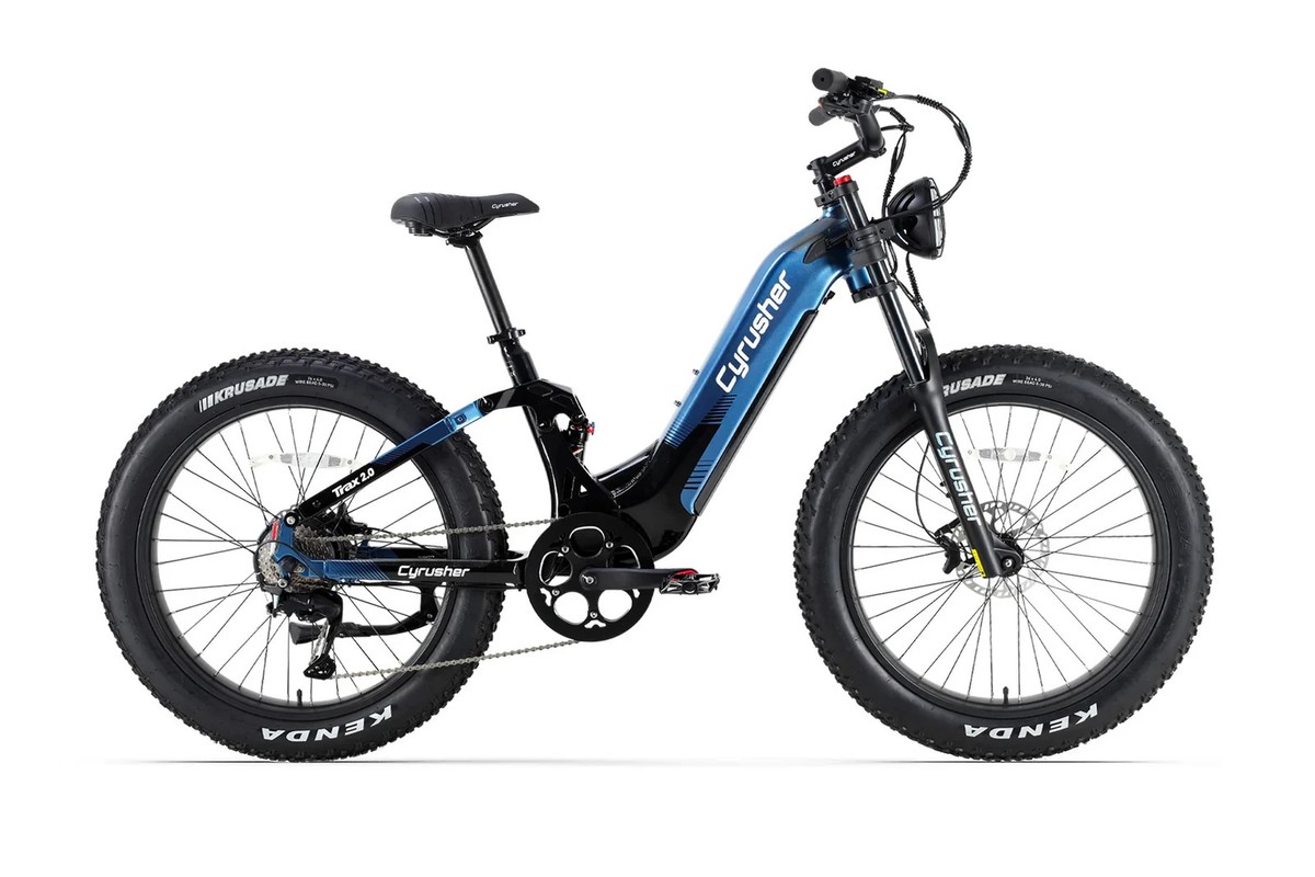 Cyrusher Trax 2.0 All Terrain Air Shock 9-speed 750W 52V 20AH Step