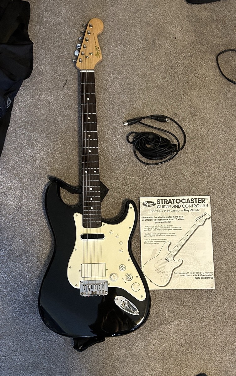 Squier Fender Stratocaster Rock Band 3 Pro Guitar with