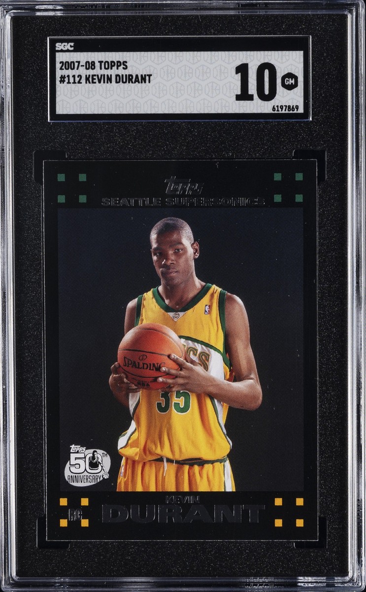 2007 TOPPS #112 KEVIN DURANT ROOKIE RC SGC 10 GM | eBay 2007 TOPPS #112 KEVIN DURANT ROOKIE RC SGC 10 GM | eBay