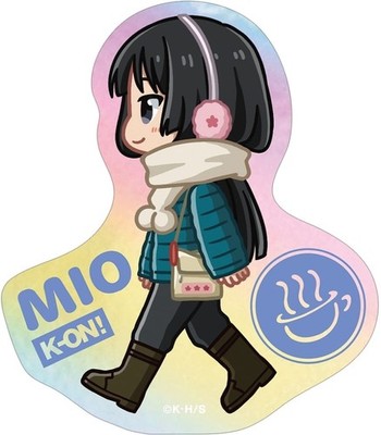 Akiyama Mio Chibi Casual Clothes Ver. Aurora Sticker - K-On! USED