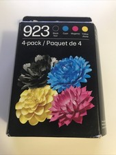 HP 923 Black/Cyan/Magenta/Yellow Standard Yield Ink Cartridges 4/Pack 6C3Y6LN 
