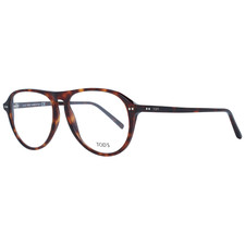 Tods Eyeglasses Frames TO5219 054 57mm Men  s Brown Aviator-pilot Full-Rim