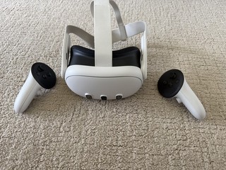 Meta Quest 3 512GB White Standalone VR Headset w/ Touch Plus Controllers 120Hz