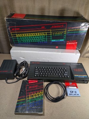 Sinclair ZX Spectrum 128K +3 Boxed Komplett Funktioniert