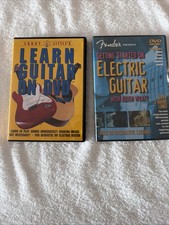 Fender Presents Getting Started On Electric Guitar AND Learn Guitar On DVD Set