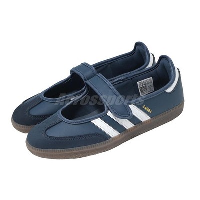 adidas Originals Samba Jane W Navy Footwear White Gold Gum Women Casual IH6484